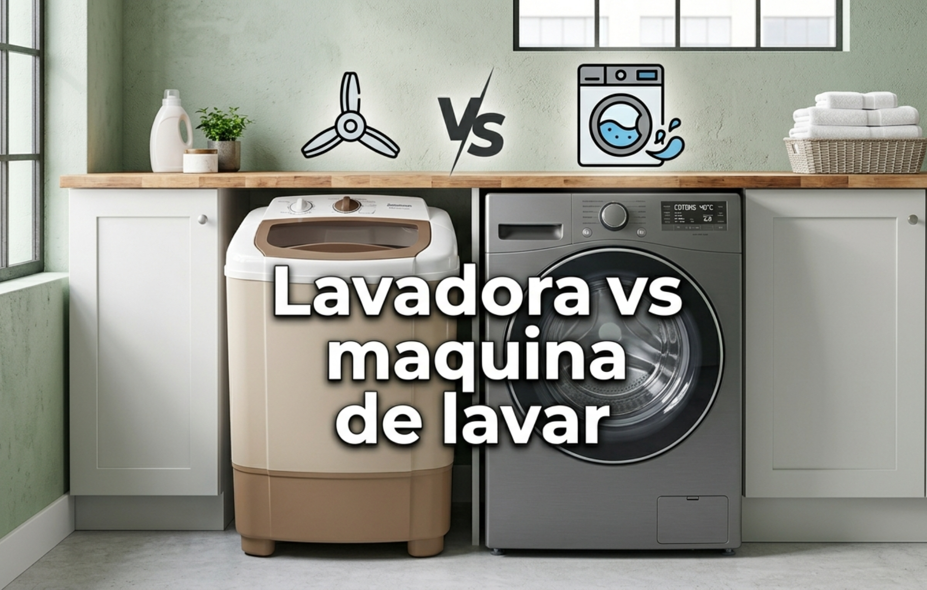 Diferença entre máquina de lavar, lavadora e lava e seca