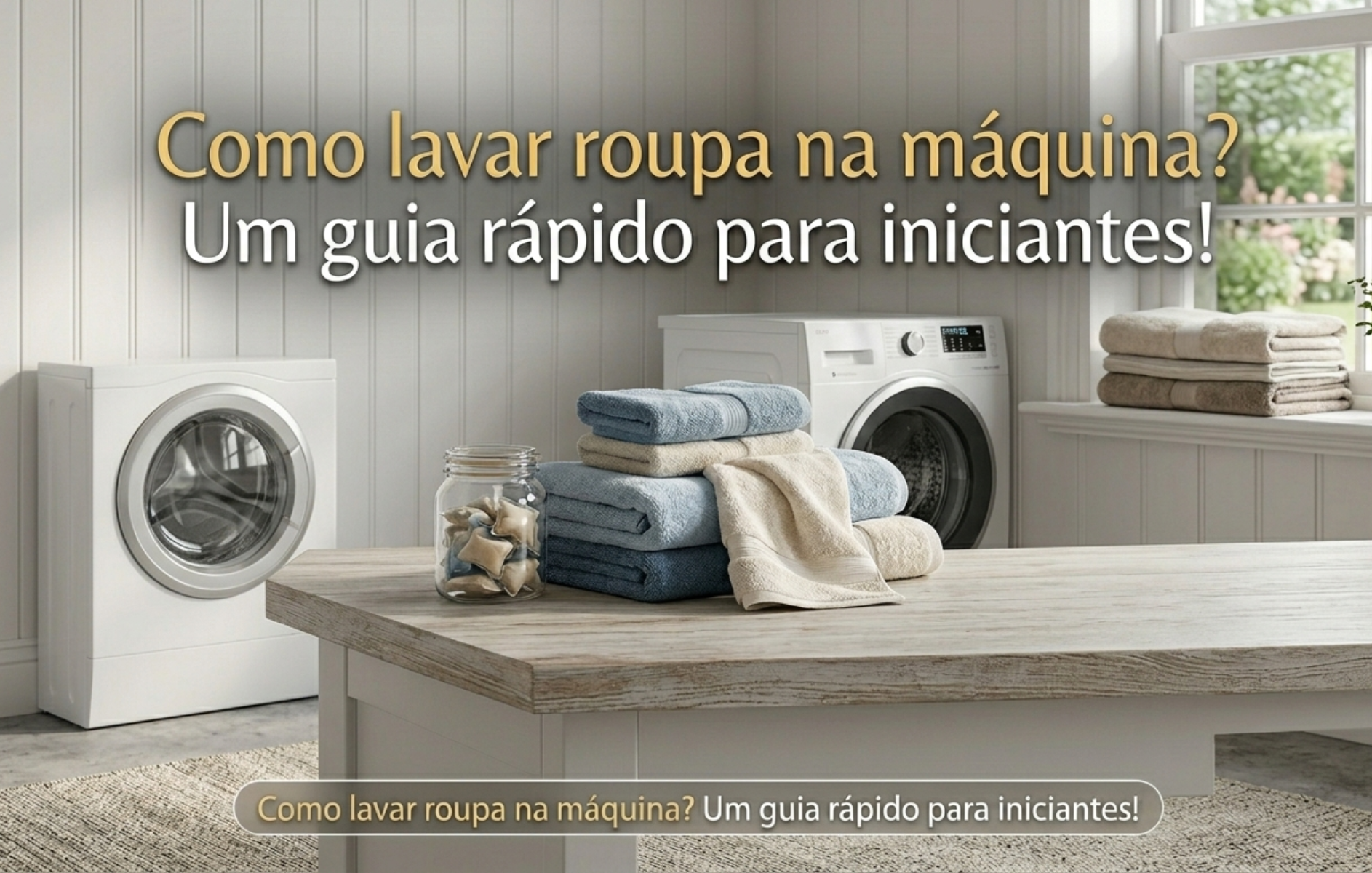 Como lavar roupa na máquina? Um guia rápido para iniciantes!