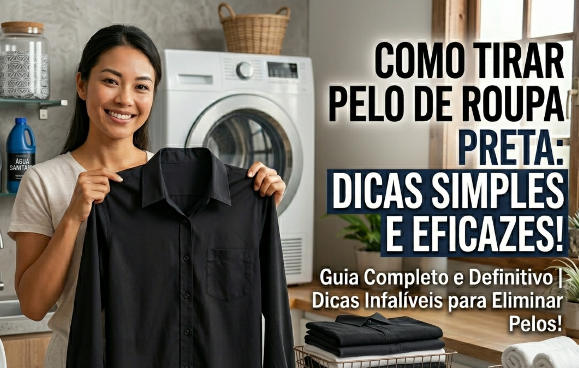 Como tirar pelo de roupa preta: dicas simples e eficazes!