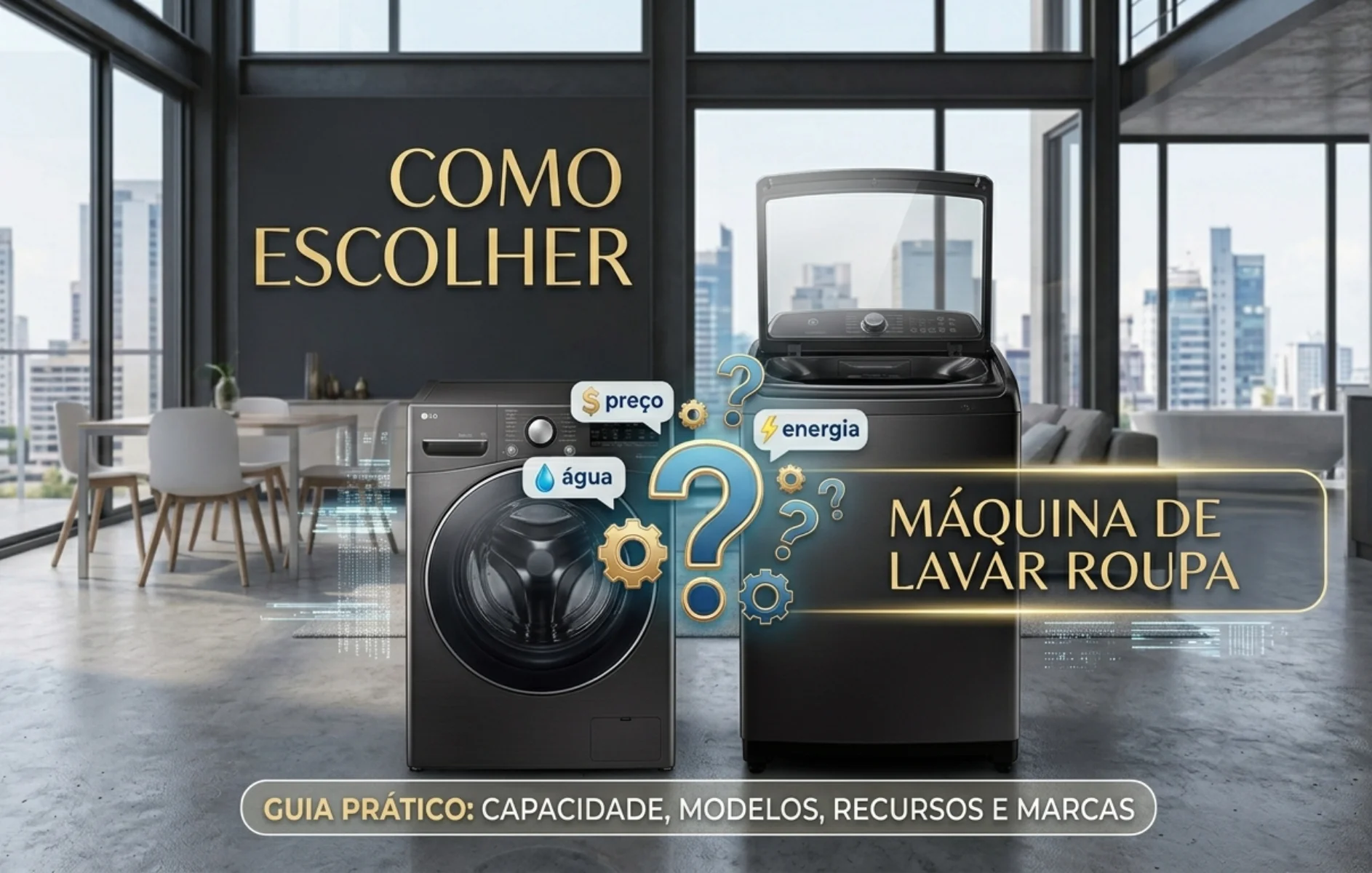 Comprar máquina de lavar roupa: saiba como escolher