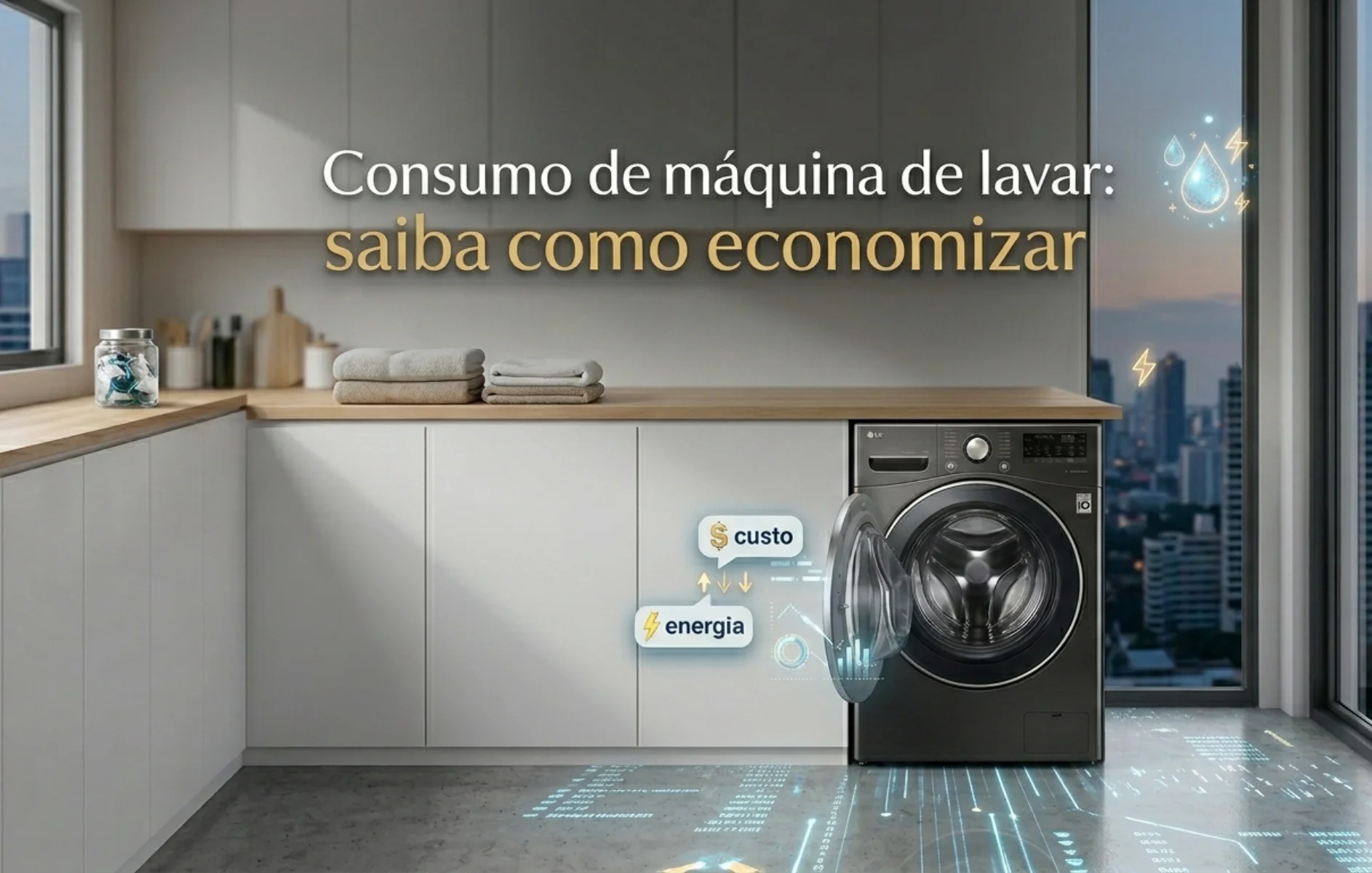 Consumo de máquina de lavar: saiba como economizar