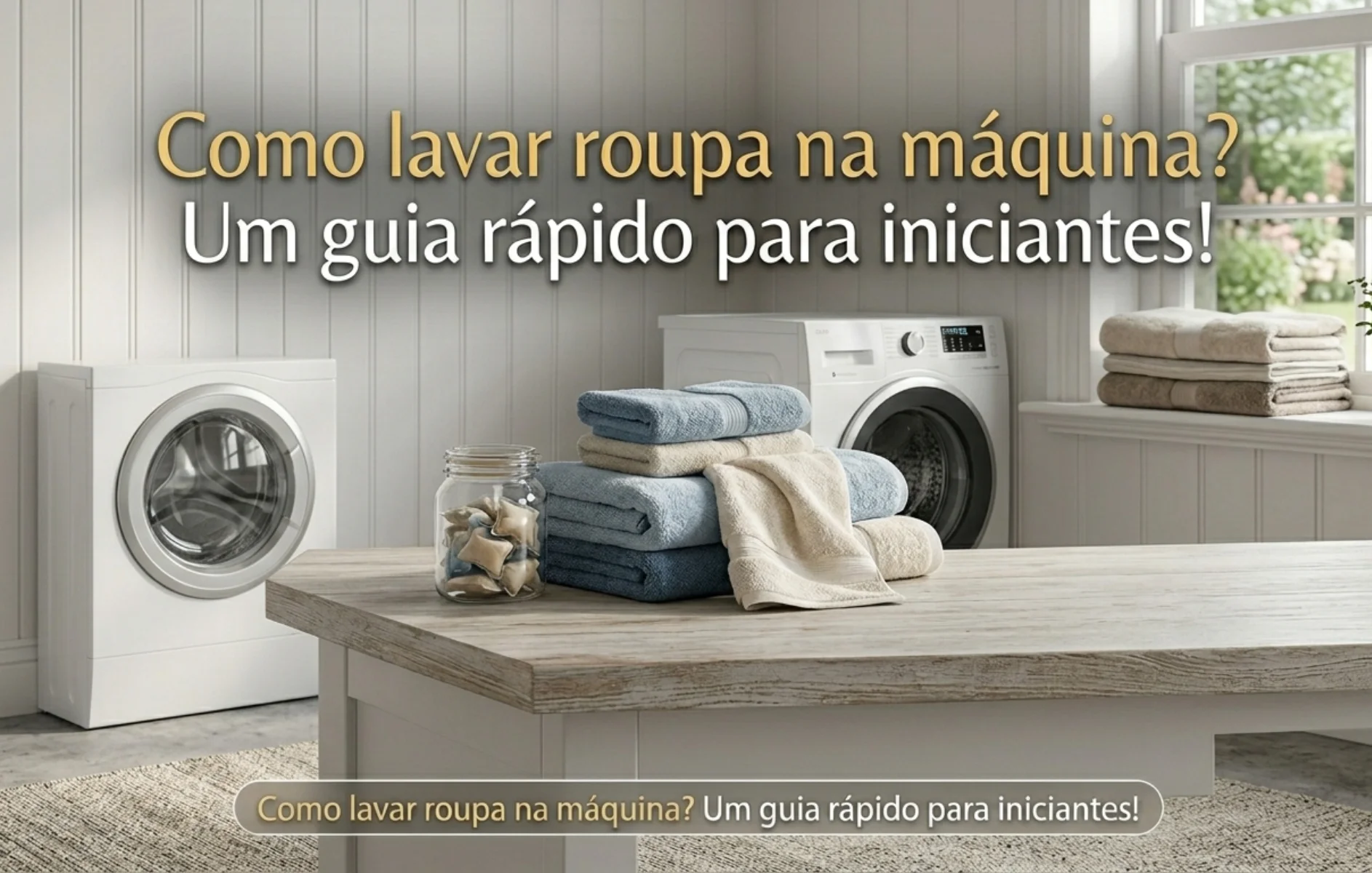 Como lavar roupa na máquina? Um guia rápido para iniciantes!