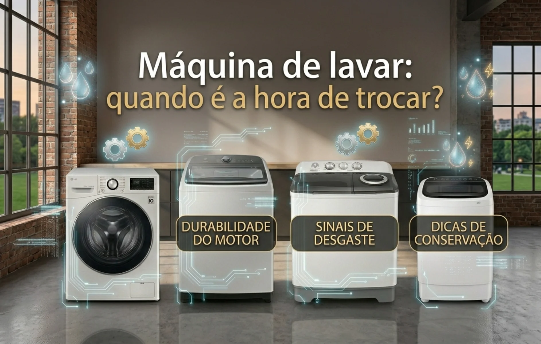 Máquina de lavar: quando é a hora de trocar?