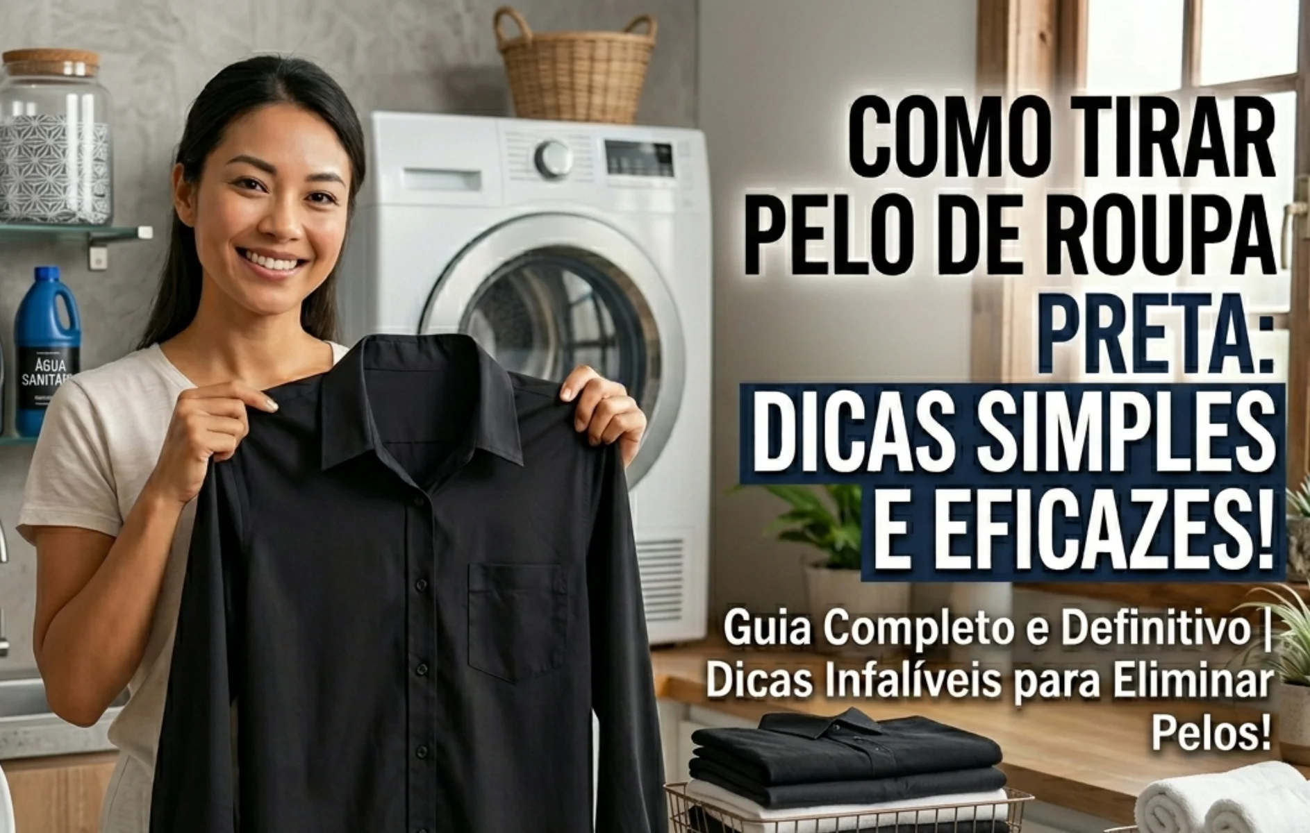 Como tirar pelo de roupa preta: dicas simples e eficazes!