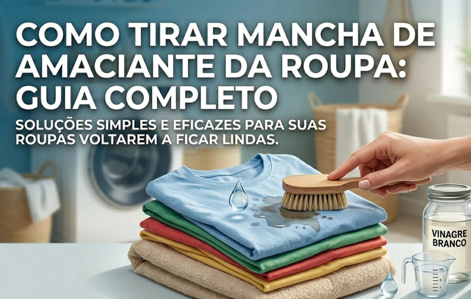 Como tirar mancha de amaciante da roupa? As melhores dicas