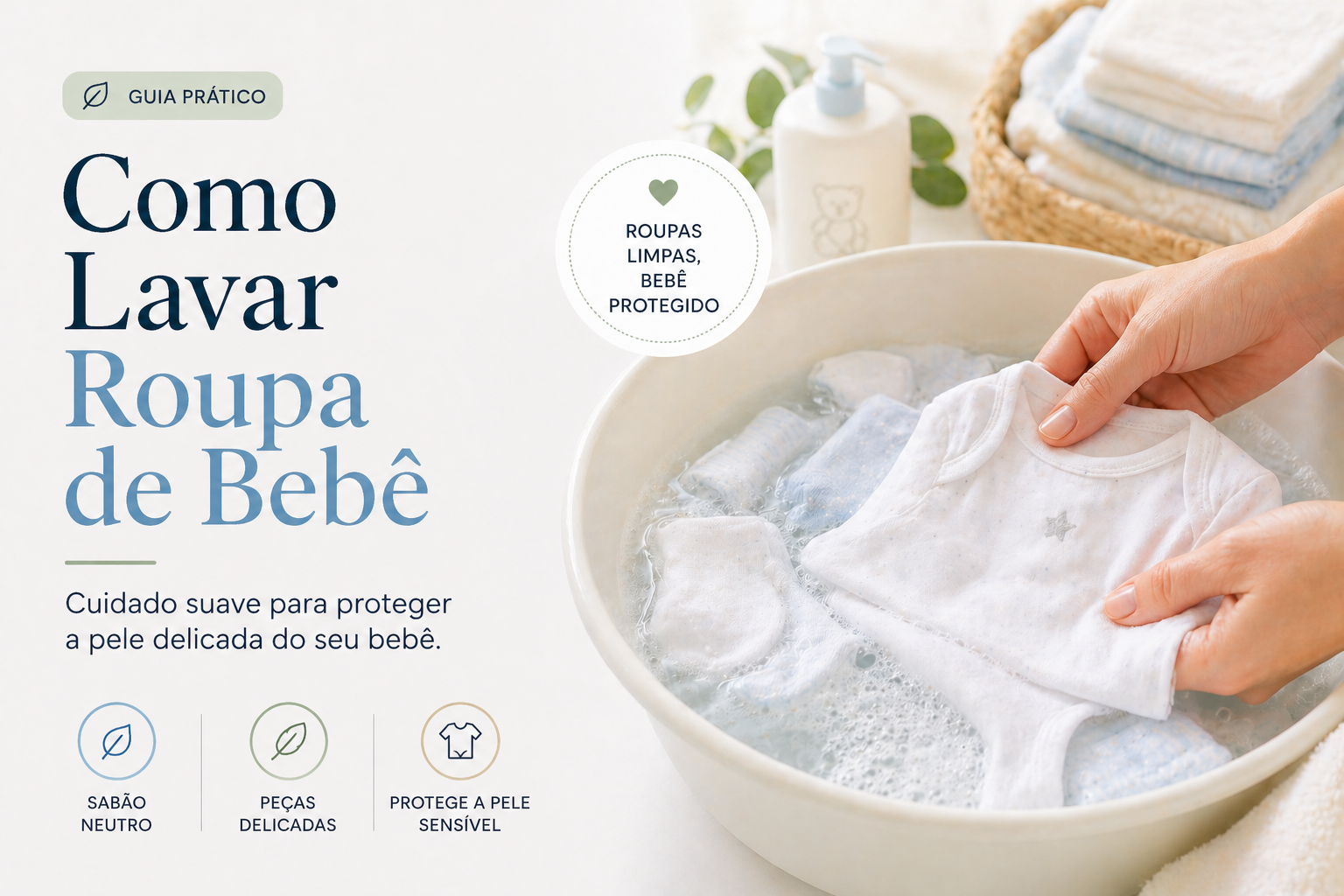 Como lavar roupa de bebê: um guia completo