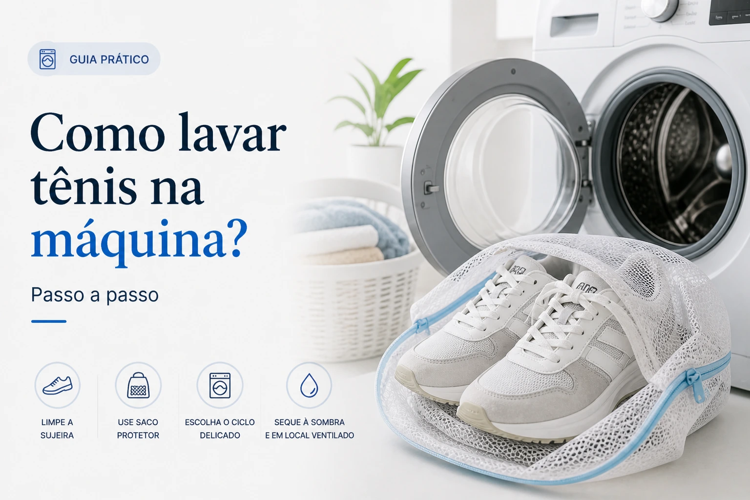 Como lavar tênis na máquina? Passo a passo