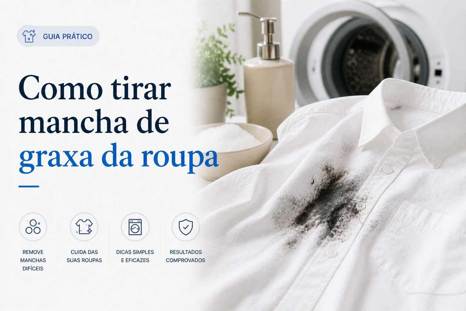 Como tirar mancha de graxa da roupa