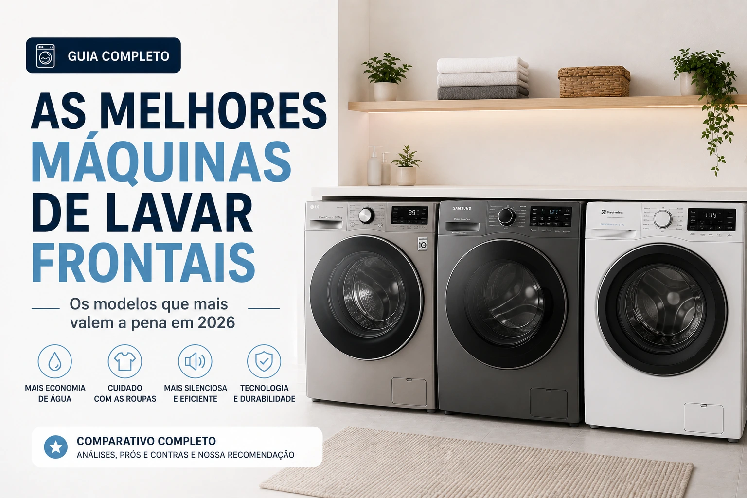As melhores máquina de lavar frontal