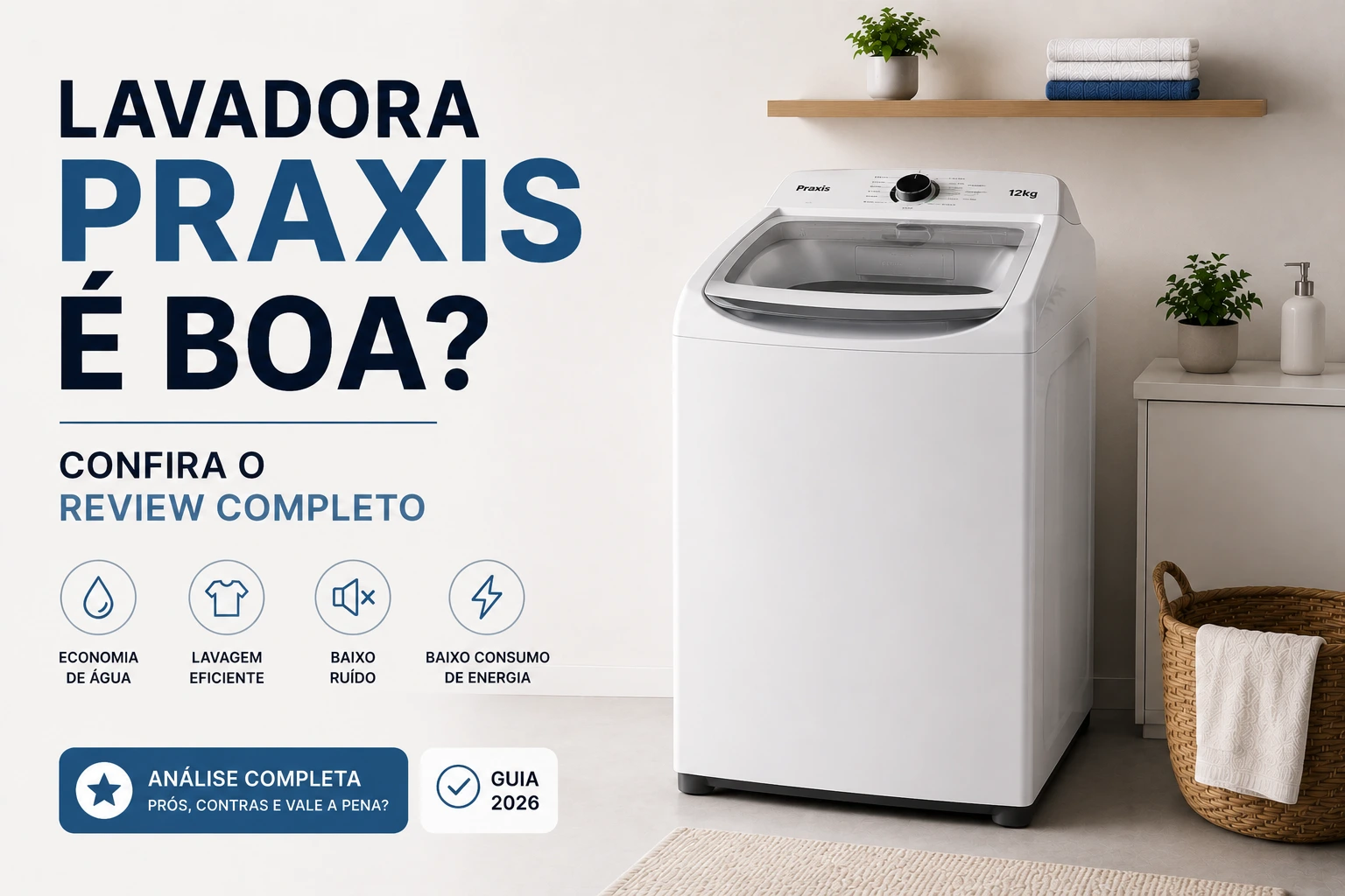 Lavadora Praxis é boa? Confira o Review completo
