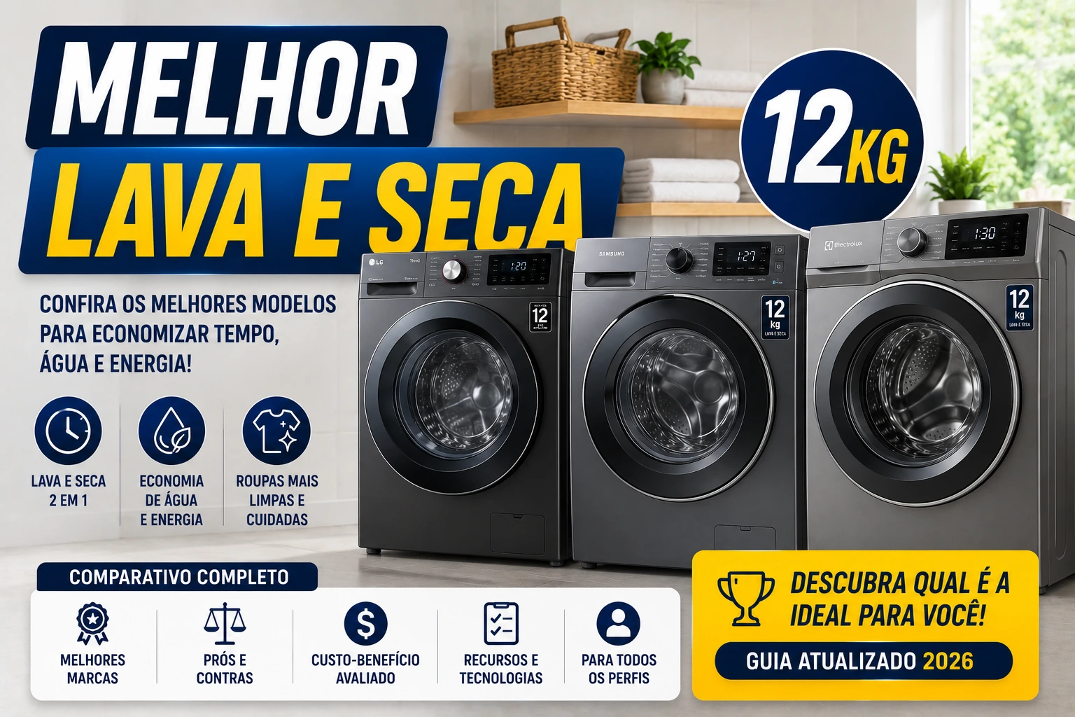 Melhor Lava e Seca 12 kg