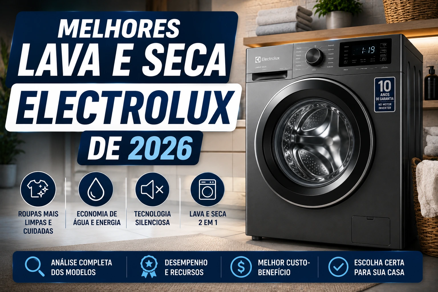 Melhores Lava e Seca Electrolux de 2026