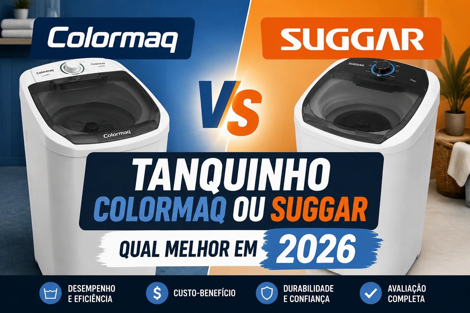 Tanquinho Colormaq ou Suggar | Qual Melhor em 2026