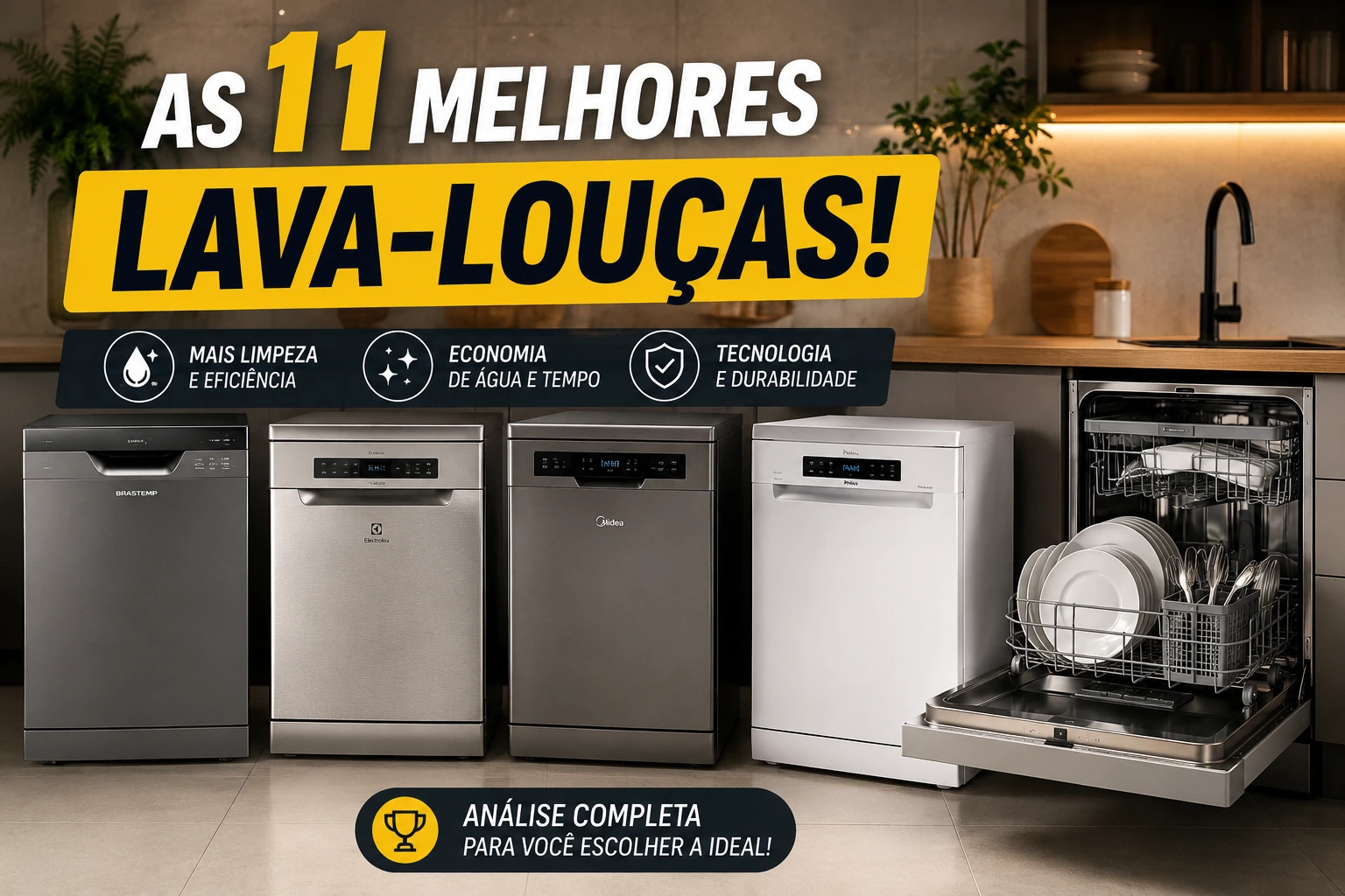 As 11 Melhores Lava-Louças!