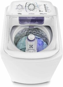 3 Lavadora Compacta LAC12 com Dispenser Autolimpante e Cesto Inox