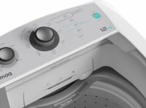 5 Colormaq Maquina de Lavar Roupas Automatica 12KG LCA12 Turbo Lavagem Branco 220V