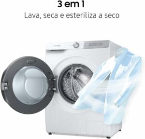 Lavadora e Secadora Samsung WD13T Smart 13kg Branco 127V WD13T704DBHAZ 3