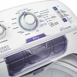 Máquina de Lavar Electrolux 8,5kg Branca Turbo Economia com Jet&Clean e Filtro Fiapos (LAC09) 110v 5