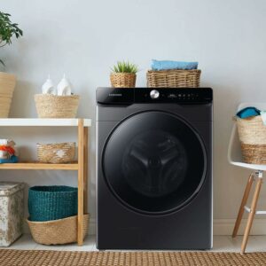 Samsung Lava e Seca 18 Kg Eco Bubble Preto e Inox com 25 Programas de Lavagem - Wd18t6500gvaz 5