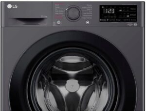 4 Lava e Seca Smart com Inteligência Artificial AIDD™ 11Kg LG VC5 CV3011BC4 Titanium 127V