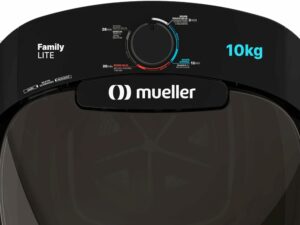 4 Lavadora Máquina de Lavar Semiautomática Mueller Family Lite 10kg 127V Preta