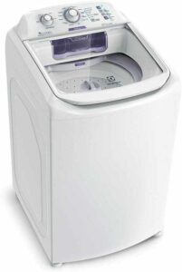 1 Máquina de Lavar Electrolux 10,5kg Branca Turbo Economia com Jet&Clean e Filtro Fiapos (LAC11) - 127V