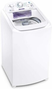 1 Máquina de Lavar Electrolux 8,5kg Branca Turbo Economia com Jet&Clean e Filtro Fiapos (LAC09) 110v