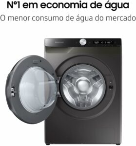 2 Lava & Seca 11 Kg Samsung SmartThings Inox Look com 12 Programas de Lavagem - WD11T504DBX