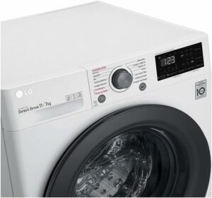 2 Lava e Seca LG VC5 11kg Branco com Inteligência Artificial AIDD™ - CV3011WG4A - Motor Inverter