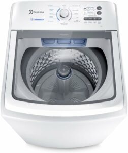 3 Máquina de Lavar Electrolux 15kg Branca Essential Care com Cesto Inox e Jet&Clean (LED15) - 220V