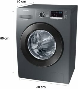 3 Samsung Lavadora de Roupas WW4000 Digital Inverter 11kg Inox 110V WW11J4473PX AZ