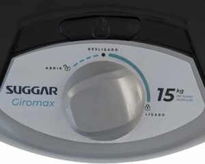 5 SUGGAR CENTRIFUGA DE ROUPAS GIROMAX 15KG PRATA 220V CT1502PR