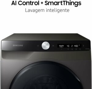 2 Lava & Seca 11 Kg Samsung SmartThings Inox Look com 12 Programas de Lavagem - WD11T504DBX