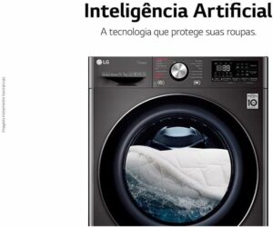 3 Lava e Seca Smart LG VC4 13kg Branco com Inteligência Artificial AIDD™ - CV5013WC4 - Motor Inverter