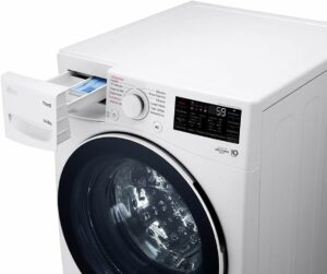 3 Lavadora de Roupas Lava e Seca Smart LG com Inteligência Artificial AIDD 14KG Branca 127V WD14WGSP6