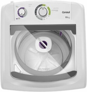 3 Lavadora de Roupas Vertical 11 Kg Automática 220 Volts, Branco, Consul