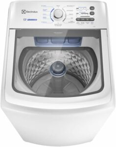 3 Máquina de Lavar Electrolux 13kg Branca Essential Care com Cesto Inox e Jet&Clean (LED13)