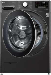 4 Lava e Seca Smart LG 17kg Aço Escovado Preto com Conectividade Wi-Fi ThinQ - WD17BV2S6BA - Motor Inverter