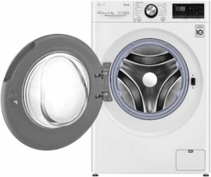 4 Lava e Seca Smart com Inteligência Artifical AIDD 13Kg LG VC2 CV9013WC4A Branca 220V