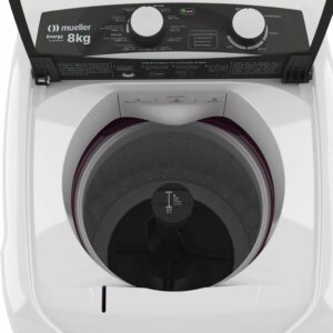 4 Lavadora Máquina de Lavar Automática Mueller Energy 8kg 127V Branco