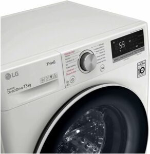 4 Máquina de Lavar Front Load Smart com Inteligência Artificial AIDD™ 13Kg LG VC4 FV5013WC4A Branca 220V