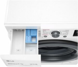 5 Lava e Seca LG VC5 11kg Branco com Inteligência Artificial AIDD™ - CV3011WG4A