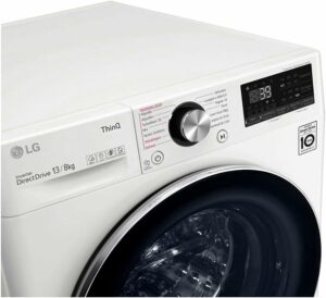 5 Lava e Seca Smart com Inteligência Artifical AIDD 13Kg LG VC2 CV9013WC4A Branca 220V