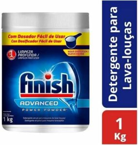 1-Finish Advanced - Detergente Em Pó Para Lava Louças, 1Kg