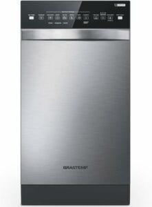 1-Lava-Louças Brastemp Inox com Ciclo Pesado, 06 Programas de Lavagem - BLF10BR