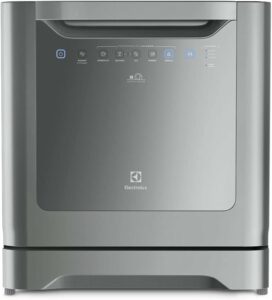 1-Lava-Louças Electrolux 8 Serviços Inox Compacta com Programa Eco (LE08S) - 127V