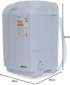 2 MINI LAVADORA DE ROUPAS PRAXIS PETIT 1,2KG 127V BRANCA