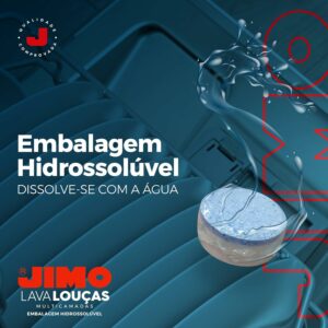 3-JIMO Lava Louça Multicamadas Detergente Concentrado para Máquinas de Lavar Louças Desengordurante Hidrossolúvel Mais Brilho e Proteção às Louças 15 pastilhas