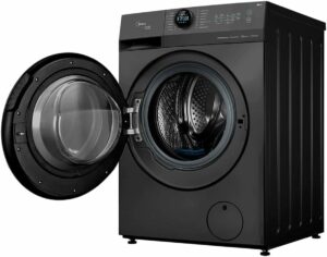 3-Lava e Seca Frontal 11Kg Heathguard Smart Automática 220 Volts, Titanium, Midea