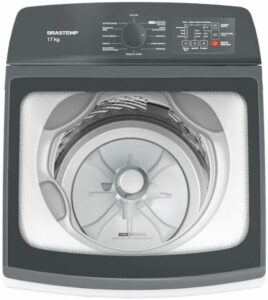 3-Lavadora De Roupas Brastemp BWK17AB 17Kg Com Ciclo Tira Manchas Advanced e Ciclo Antibolinha 110V